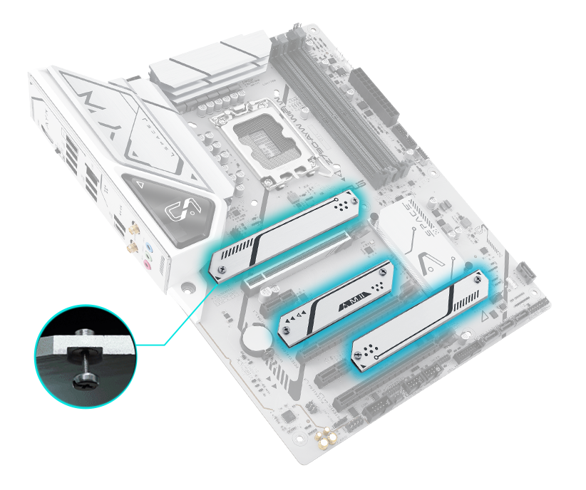 ASUS Z790AYW WIFI W Intel Z790 (LGA 1700) ATX motherboard with PCIe 4.